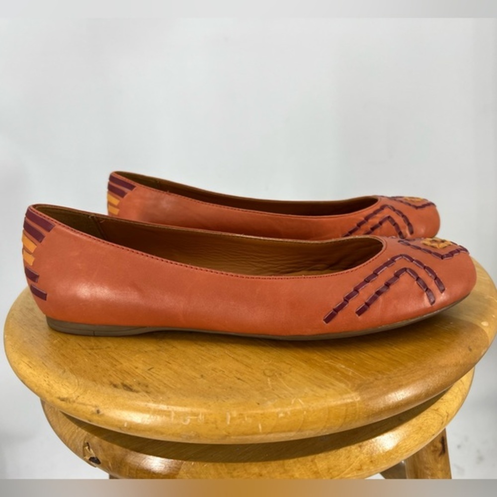 GEOX Respria leather flat 39.5/9.5